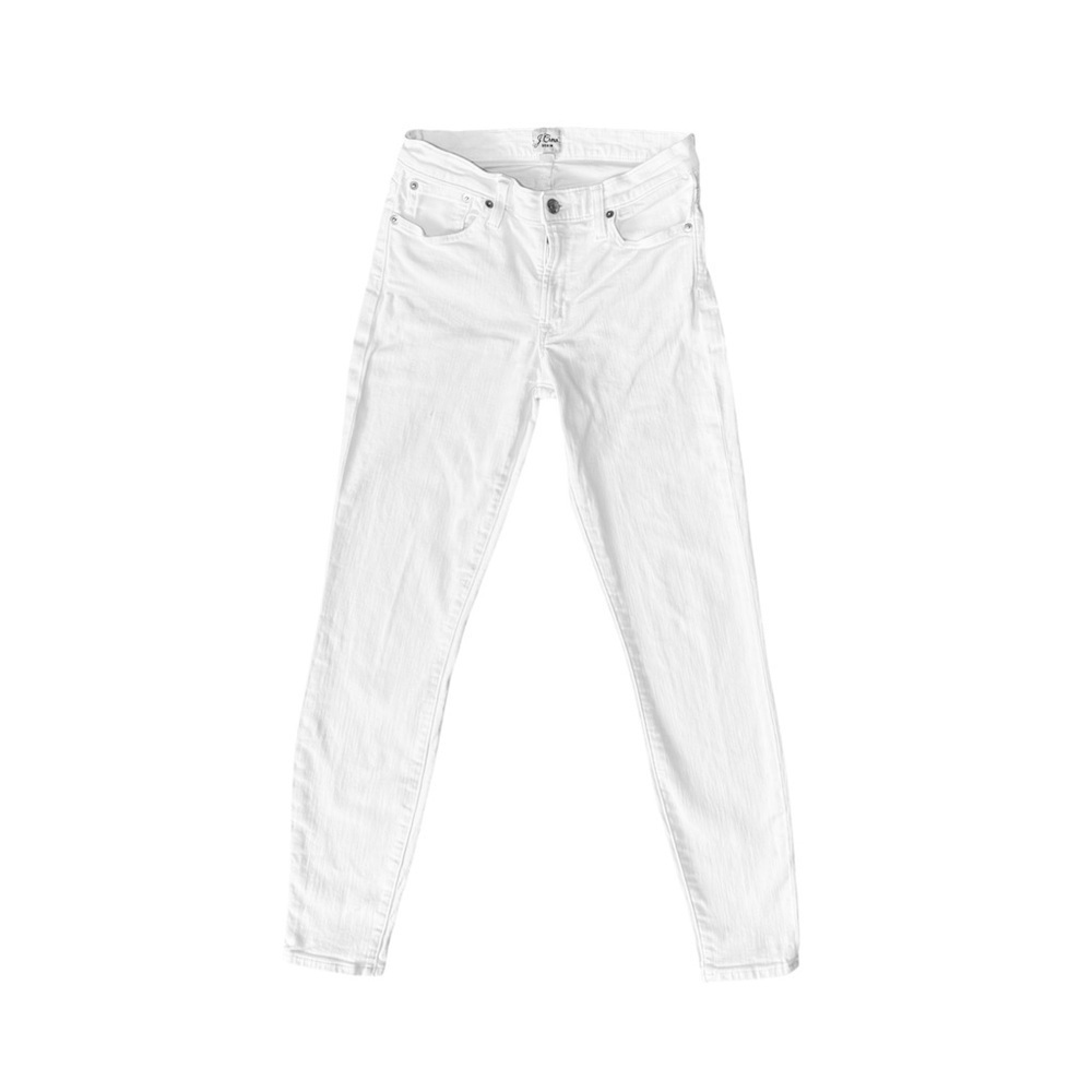 J. Crew | 8” Toothpick Ankle Denim Jeans White, Women’s Size 27 (4) - Picture 7 of 10